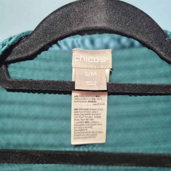 Chico's Pull Through Tapestry Wrap - Picture 2 of 3